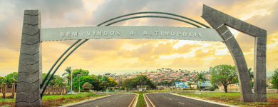 Monumento da entrada de Altinópolis